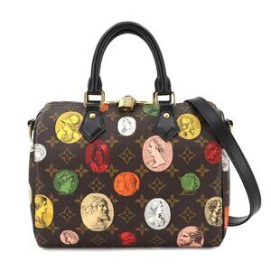 LOUIS VUITTON Monogram cameo Speedy Bandouliere 25 2way Bag
